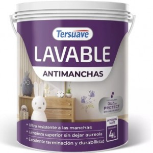LATEX ANTIMANCHA INTERIOR LAVABLE TERSUAVE 1